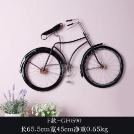 腳踏車-y15441-鐵雕壁飾系列-鐵材藝術